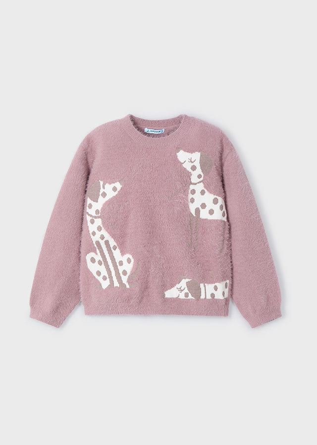 Jersey intarsia perritos