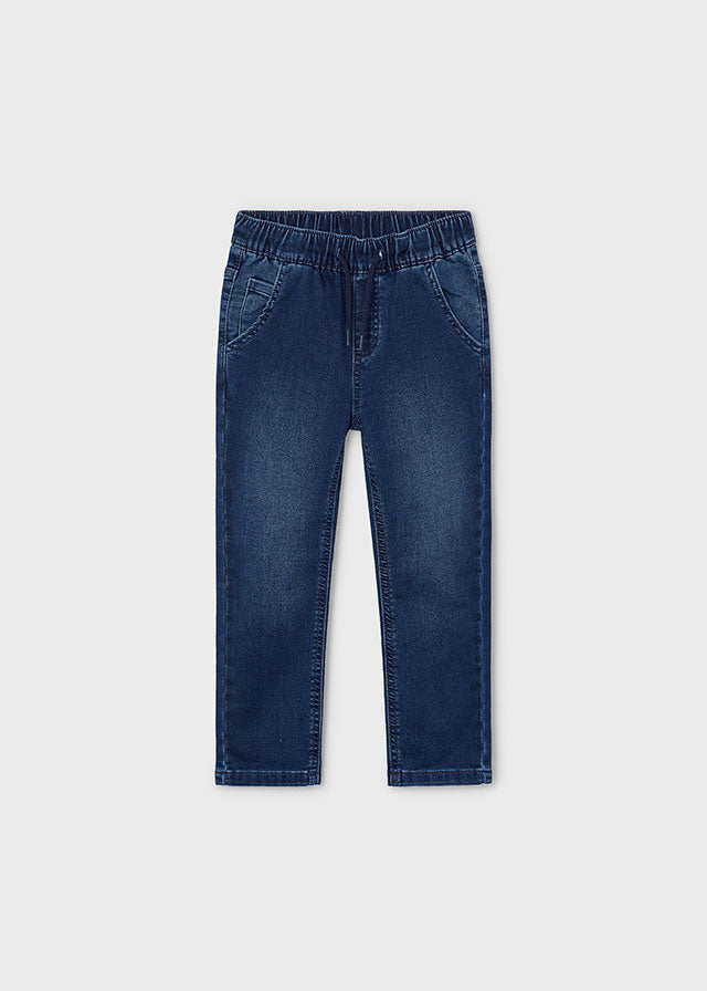 Pantalon soft denim jogger