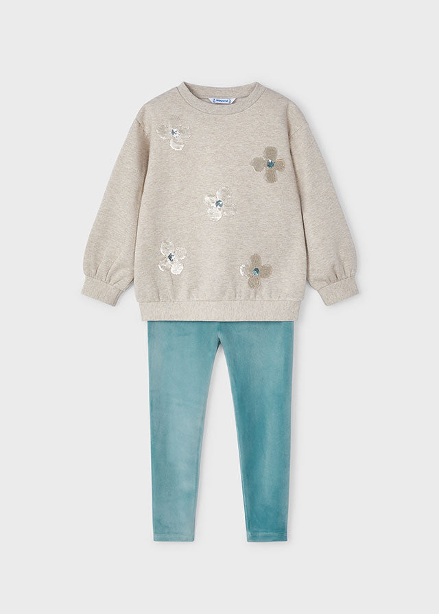 Conj. Leggings lentejuelas