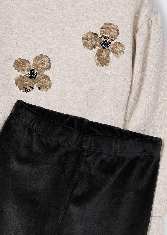 Conj. Leggings lentejuelas