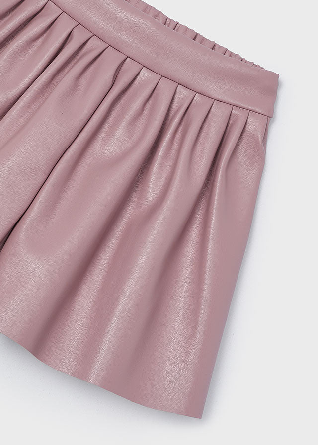 Falda pantalon polipiel