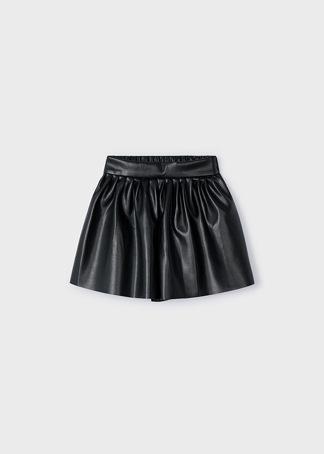 Falda pantalon polipiel