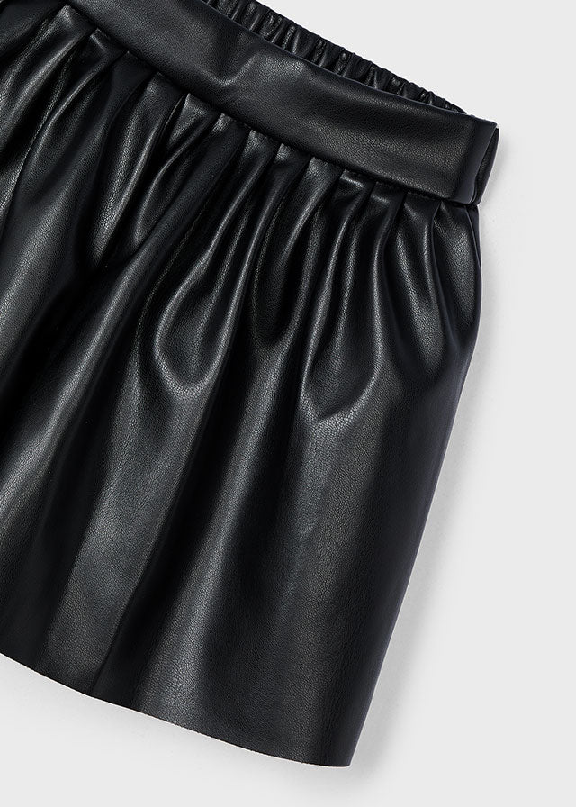 Falda pantalon polipiel