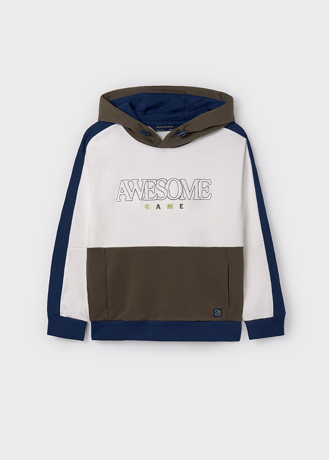 Pullover contrastes
