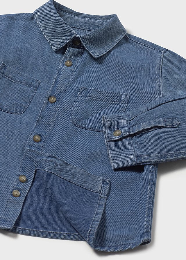 Camisa m/l denim