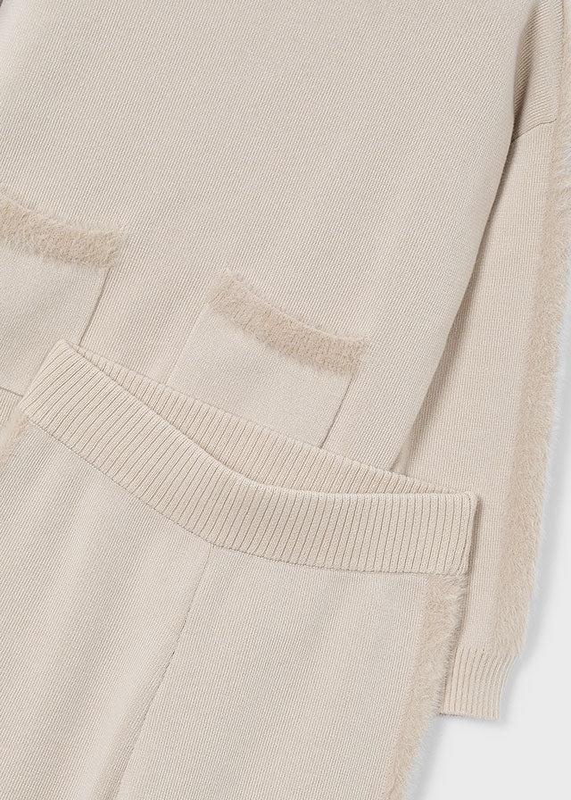 Conj. pantalon largo tricot