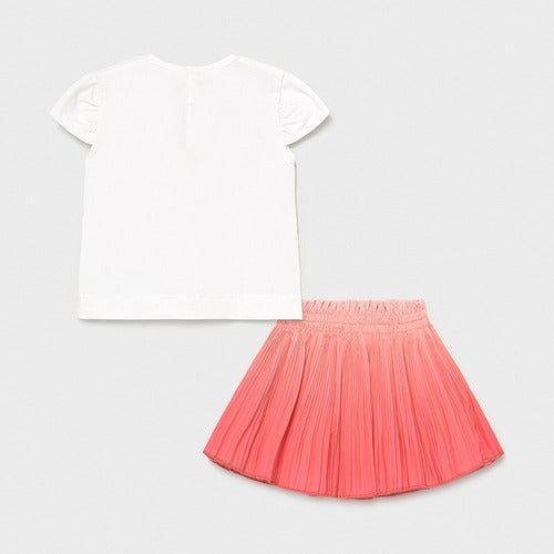 Conj. falda plisada