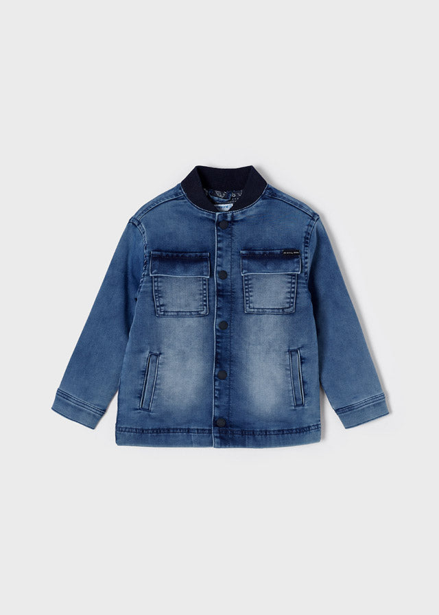Casaca denim azul