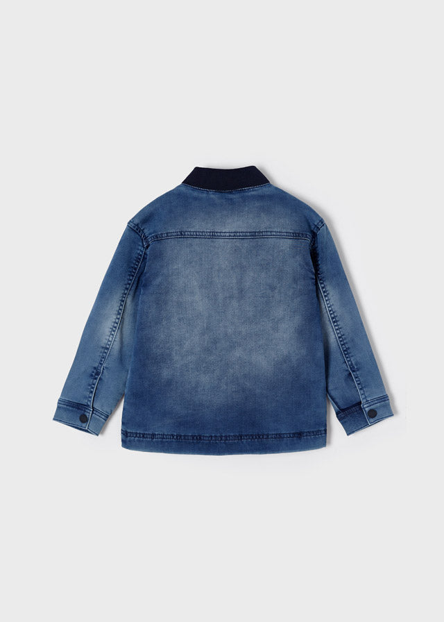 Casaca denim azul