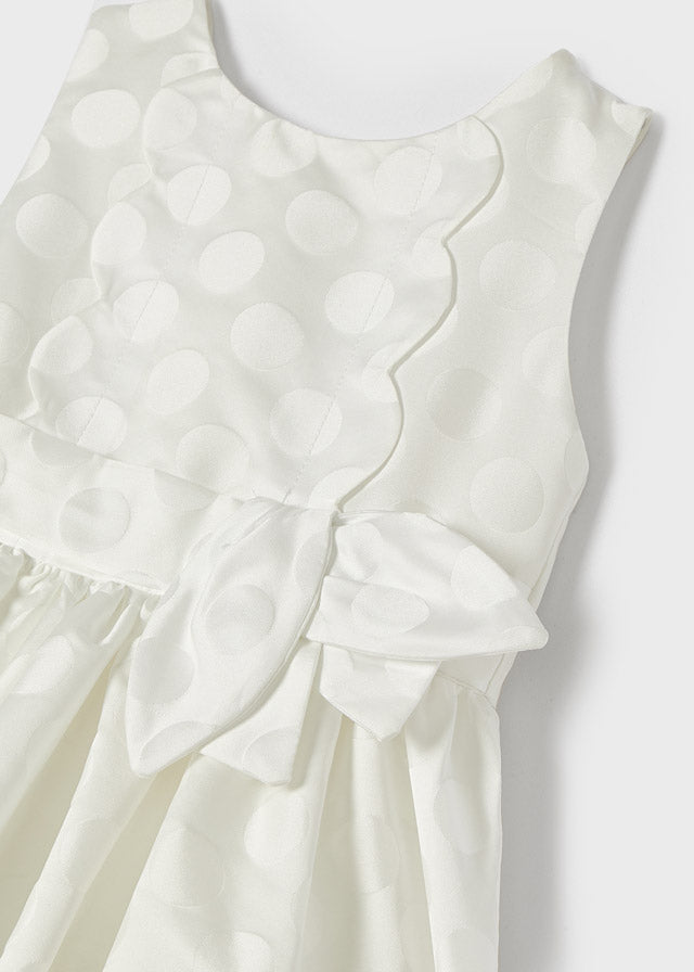 Vestido jaqguard topos