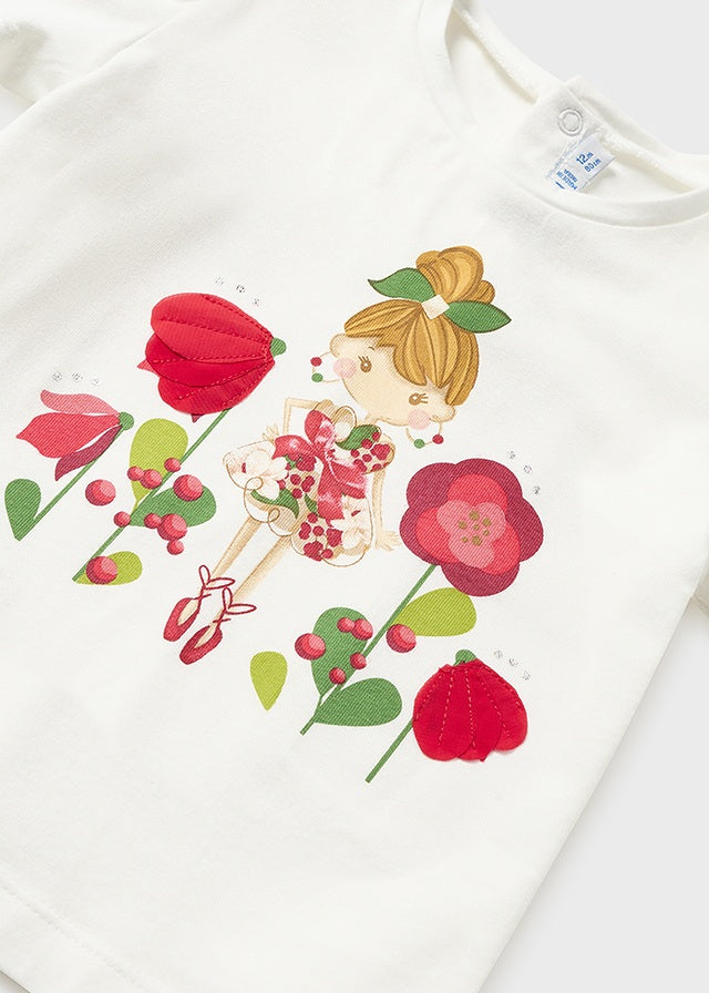 Camiseta m/c niña vestir
