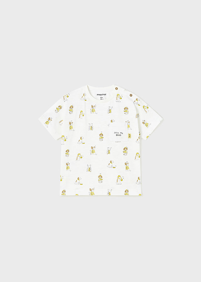 Camisa m/c estampado