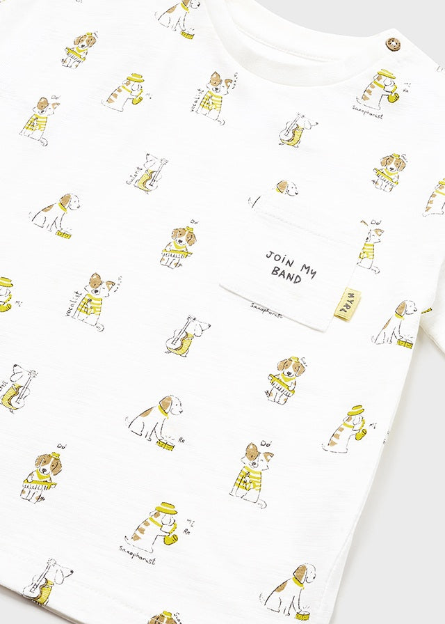 Camisa m/c estampado