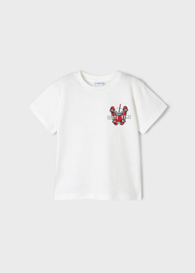 Camiseta m/c print espalda
