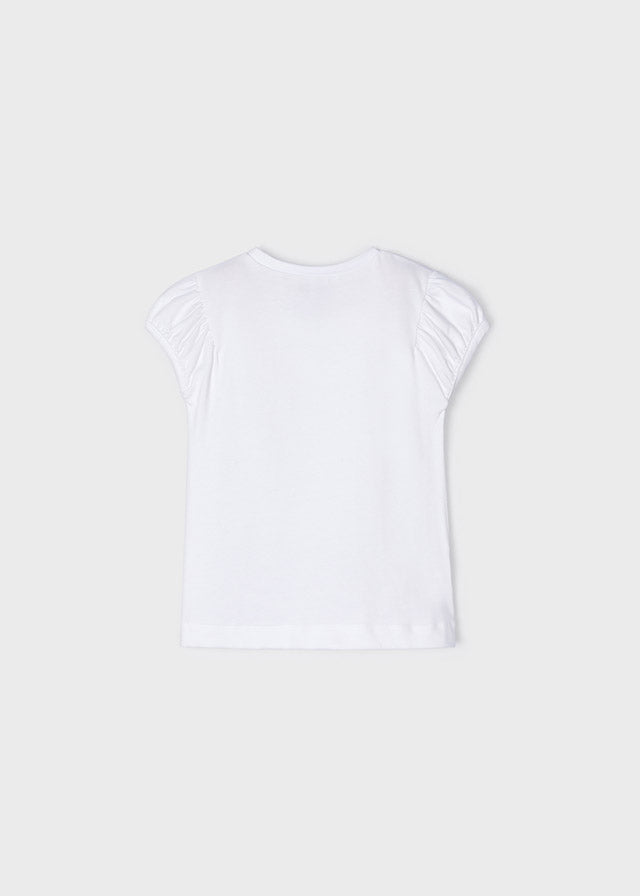 Camiseta m/c bordado