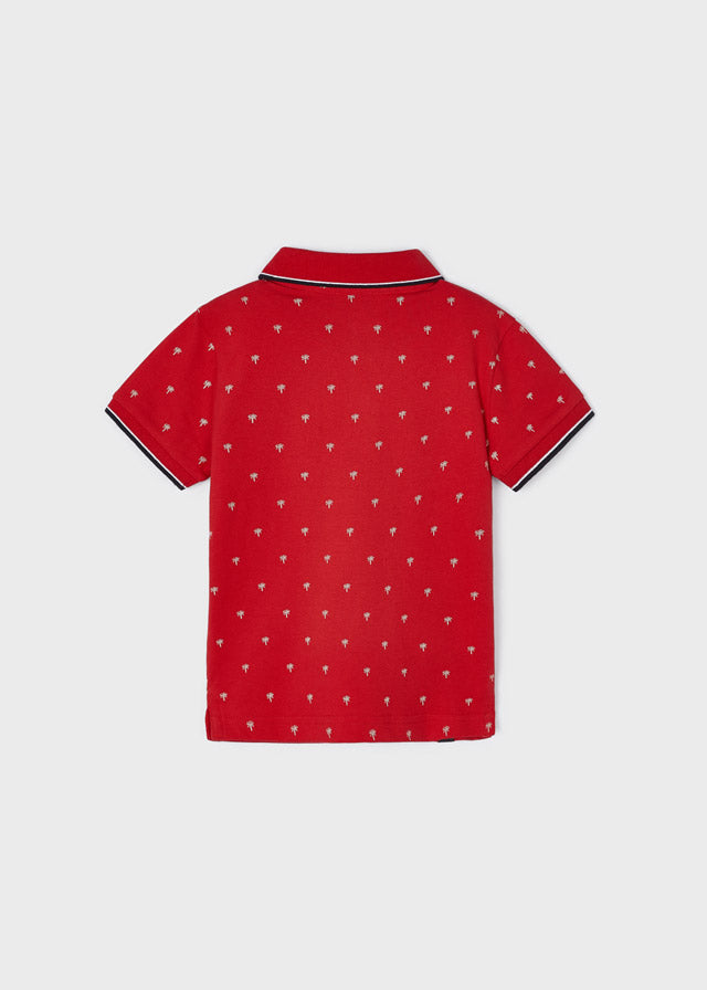 Polo M/C microestampado