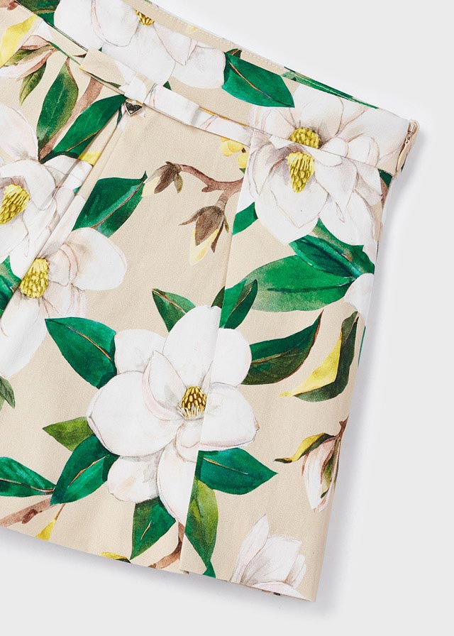 Falda pantalon estampado
