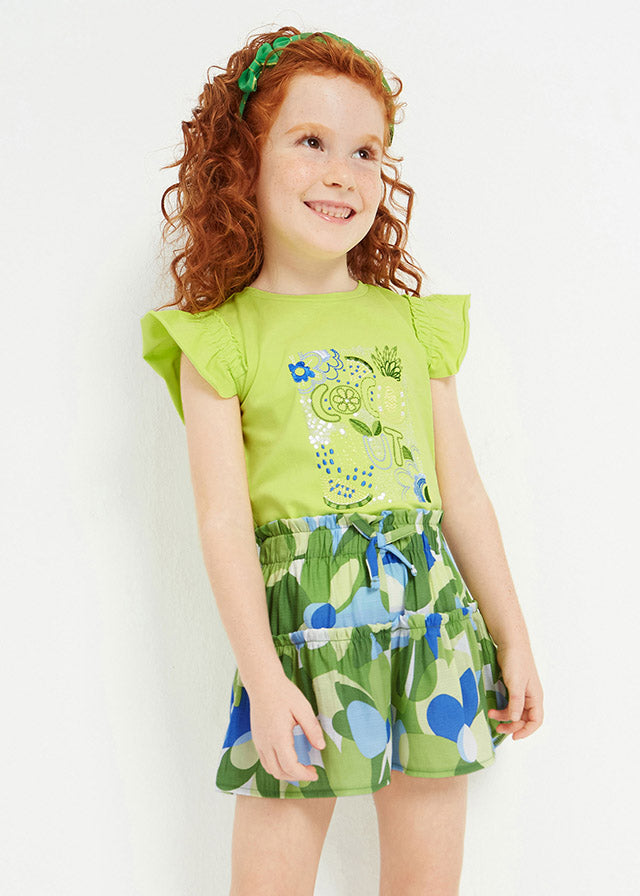 Falda pantalon estampado