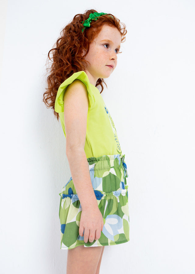 Falda pantalon estampado