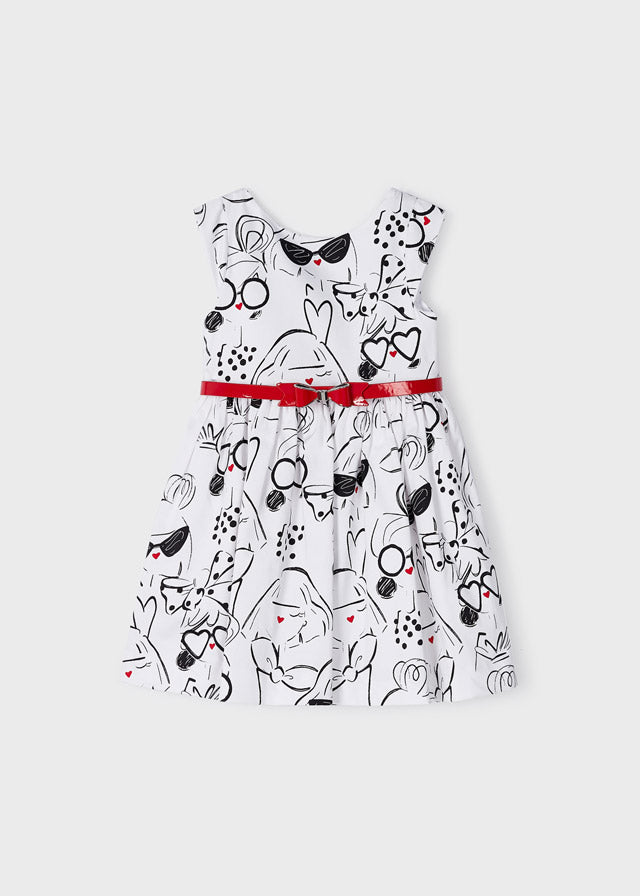 Vestido con cinturon
