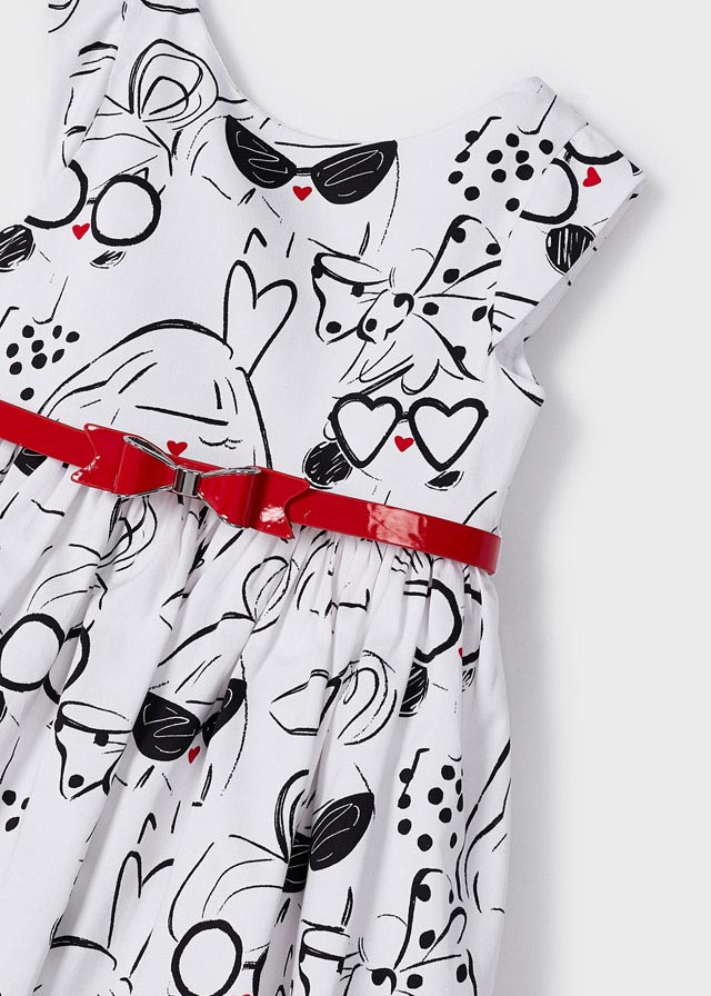 Vestido con cinturon