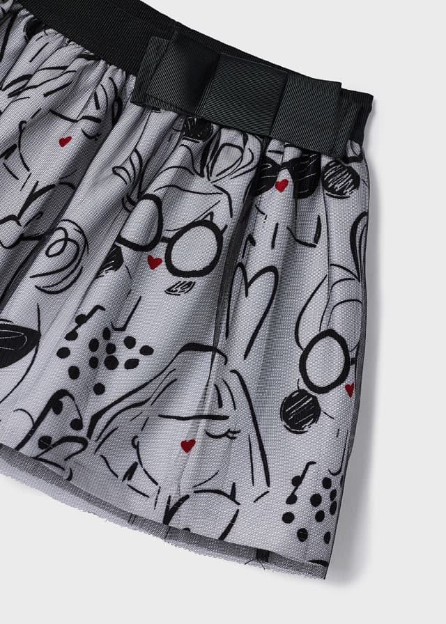 Conj. Falda estampado