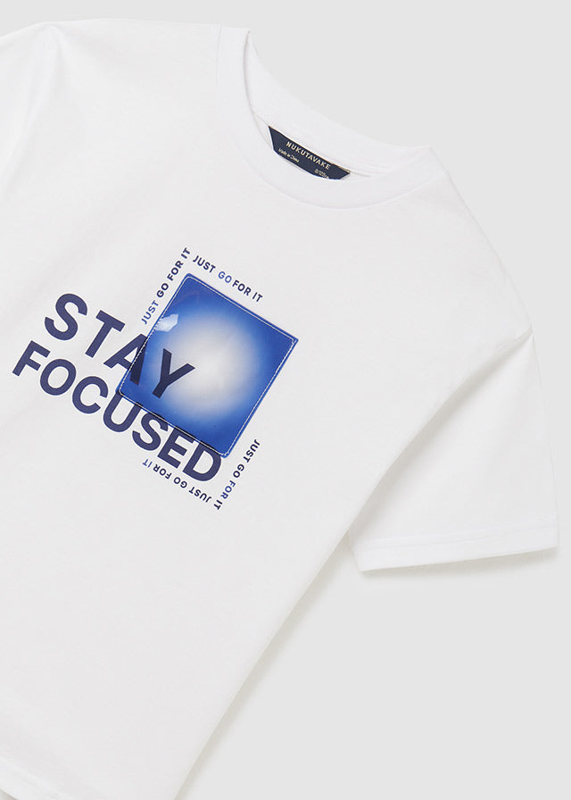 Camiseta m/c aplique