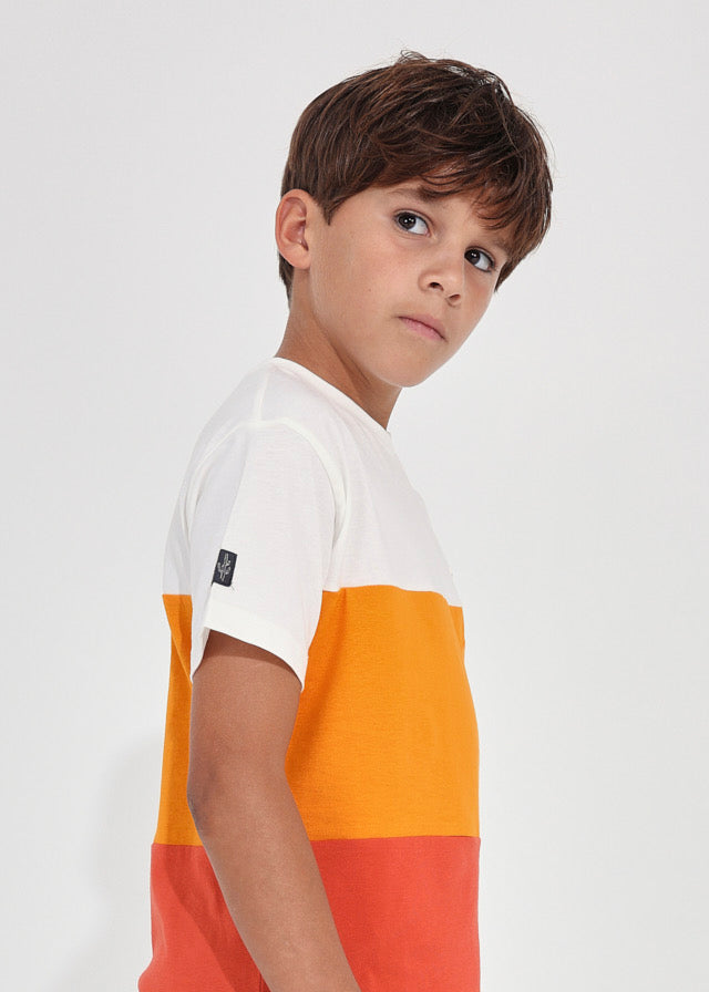 Camiseta m/c blocking