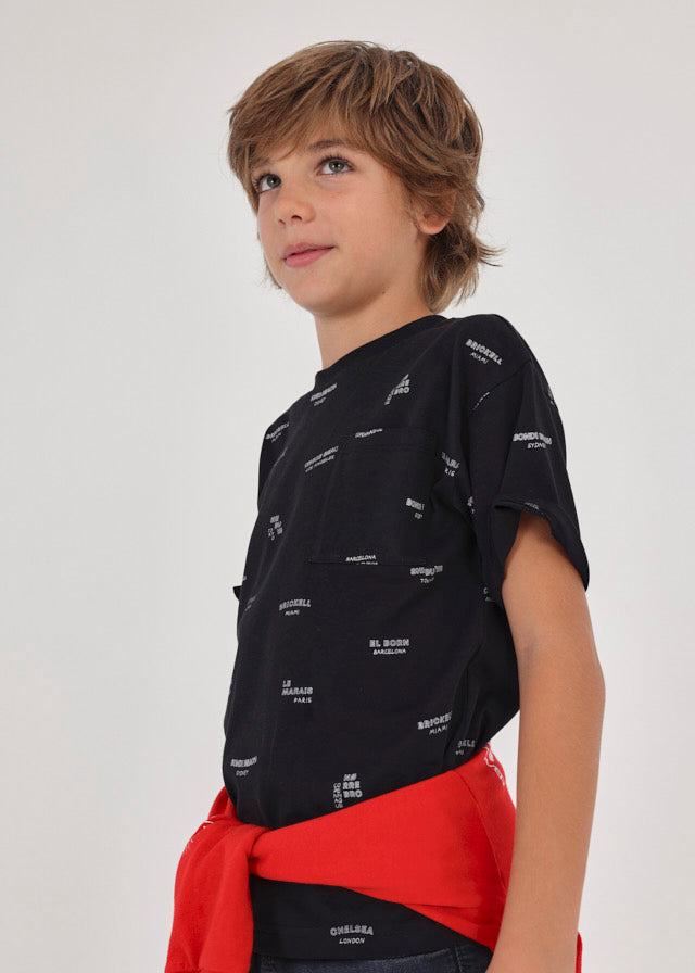 Camiseta m/c estampada