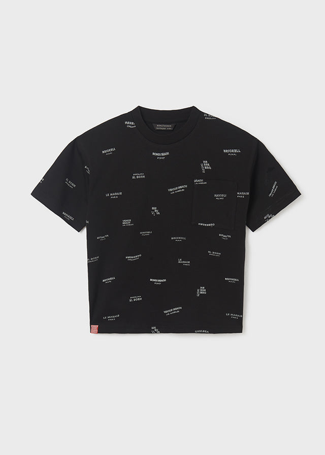 Camiseta m/c estampada