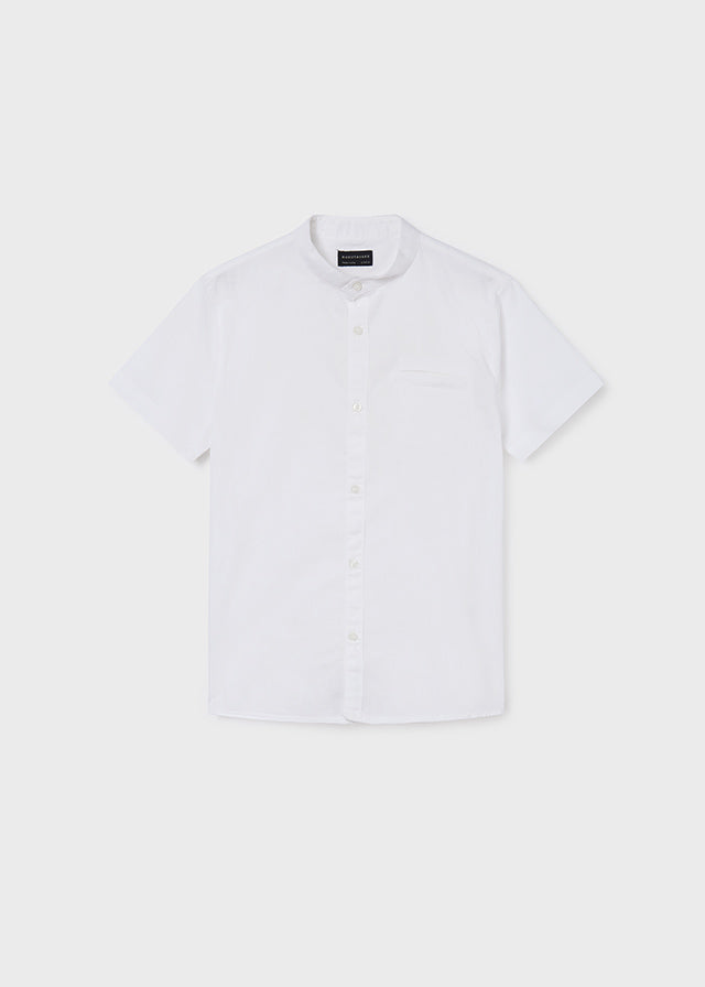 Camisa m/c cuello mao