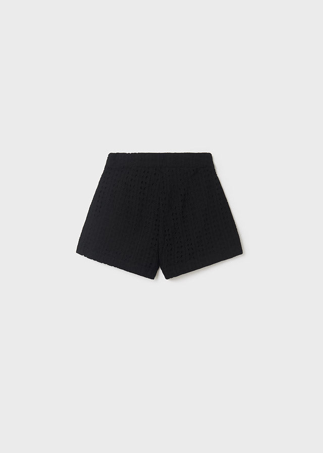 Pantalon corto perforado