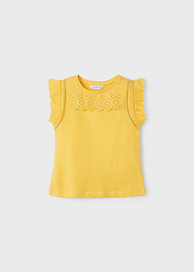Camiseta tirantes perforados
