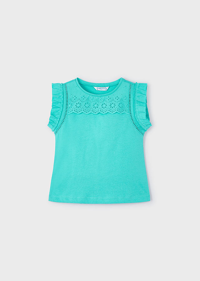 Camiseta tirantes perforados