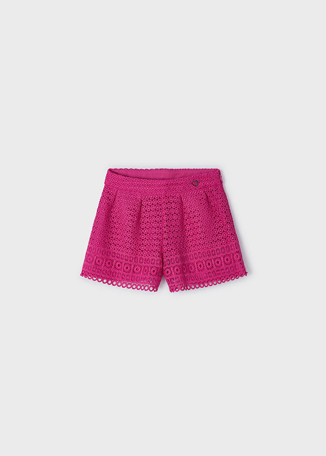 Falda pantalon guipur