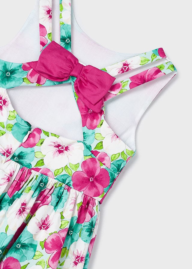 Vestido saten estampado