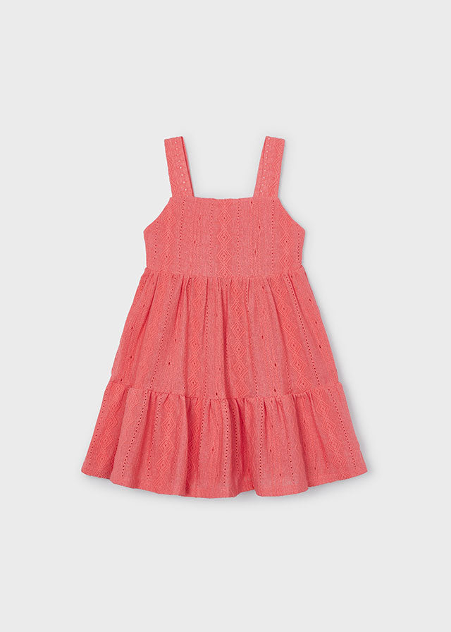 Vestido punto perforado