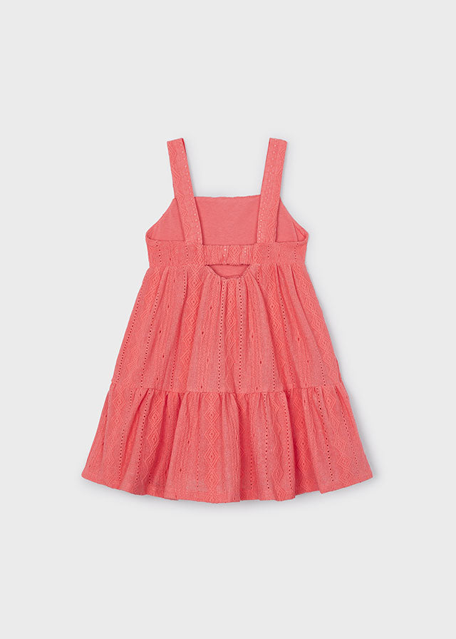 Vestido punto perforado