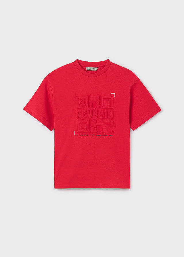 Camiseta m/c embossed