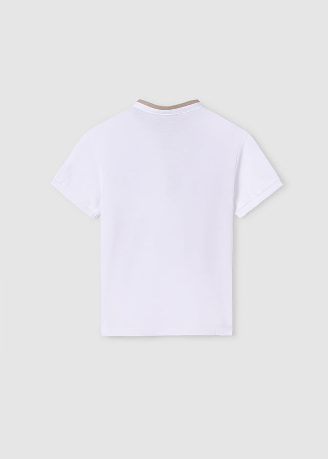 Polo M/C contraste c/mao