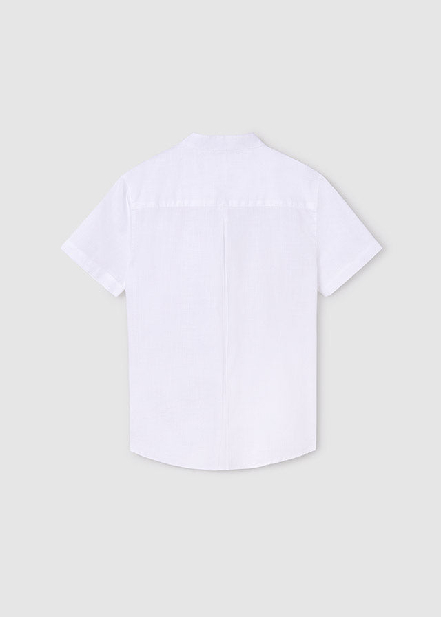 Camisa m/c cuello mao
