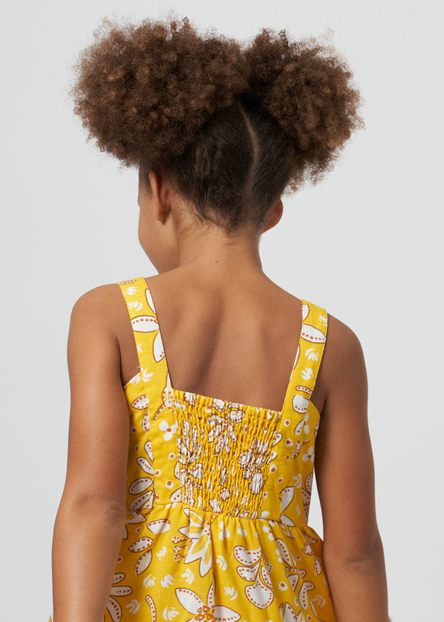 Vestido lazo estampado