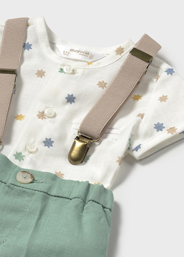 Conj. Pantalon corto y camisa