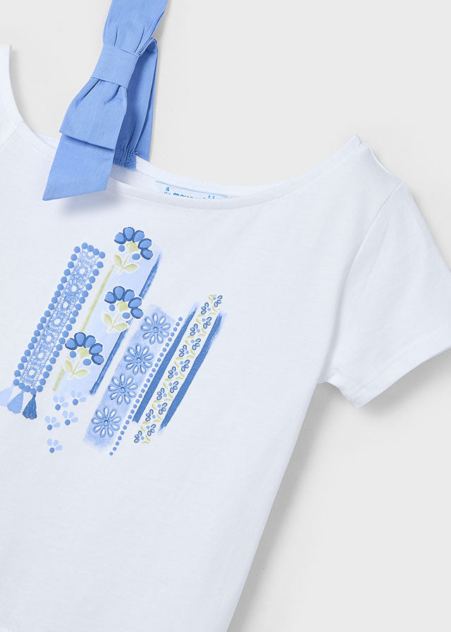 Camiseta m/c asimetrica