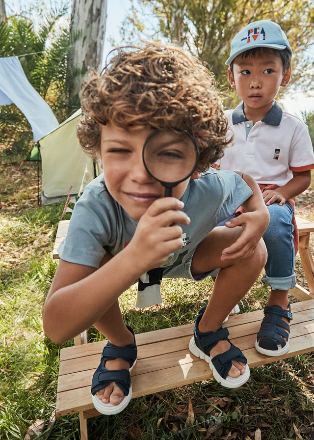 Camiseta m/c embossed "m"