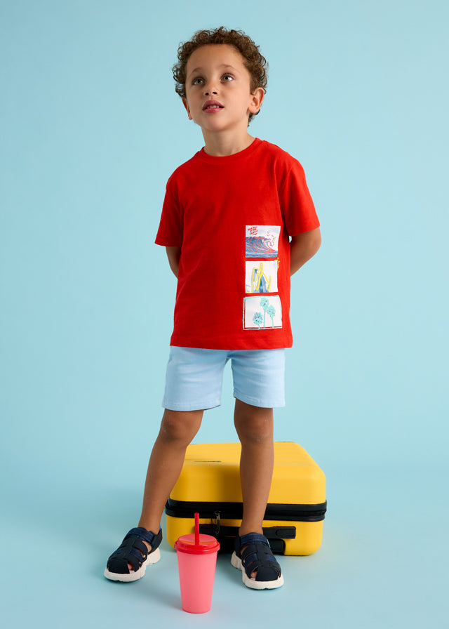 Camiseta m/c "waves"