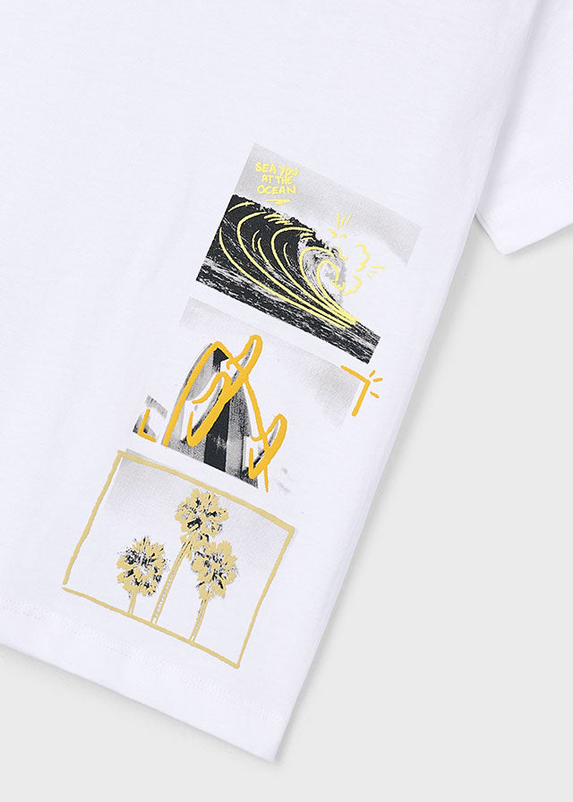 Camiseta m/c "waves"