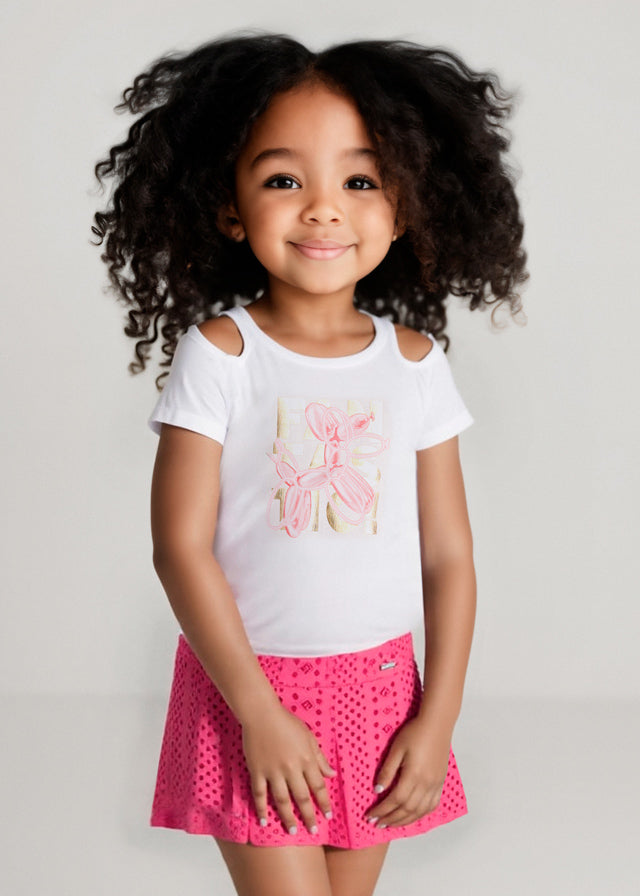 Pantalon corto perforado