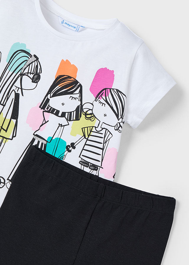 Conj. leggings tobillero