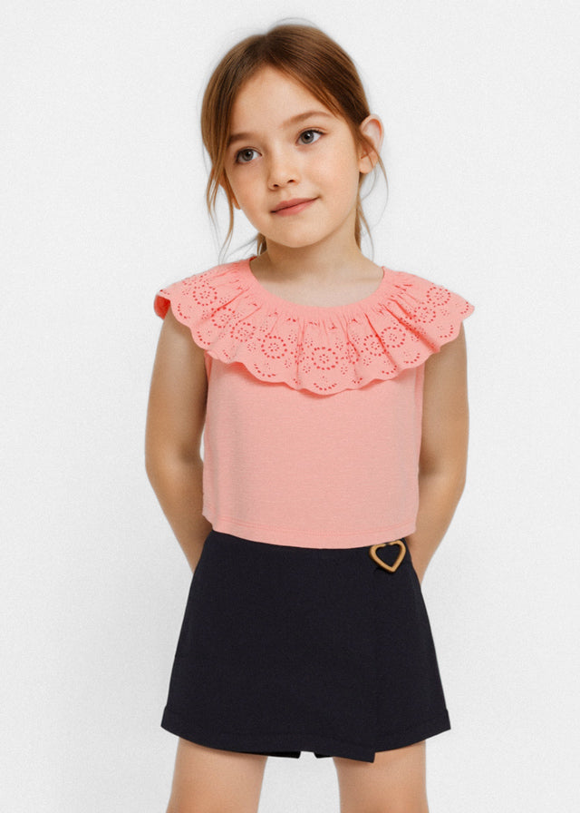 Falda pantalon hebilla